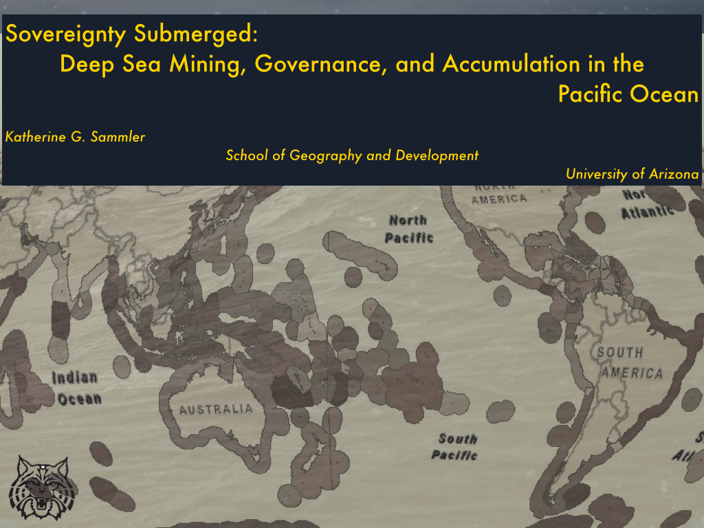 Sovereignty Submerged: Sea Mining & Accumulation in the Pacific. DOPE LEX&nbsp;2014.