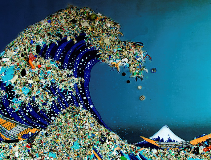 Bonnie Monteleone, What Goes Around, Comes Around - The Plastic Ocean Project