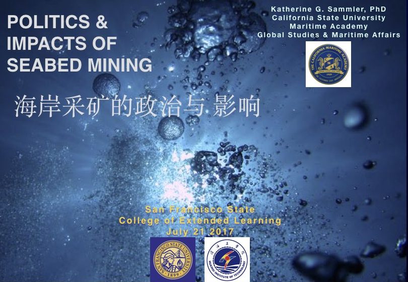 Impacts of Seabed Mining, SFS&nbsp;2017