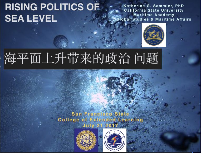 The Rising Politics of Sea Level, SFS&nbsp;2017