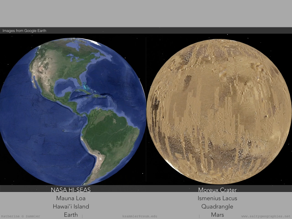 Meta Earth, virtual Mars, IOW AMS&nbsp;2018.