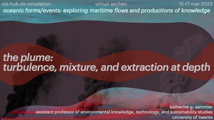 Seabed mining and the plume: circulations, turbulence, & material excess. STS-hub Aachen,&nbsp;2023